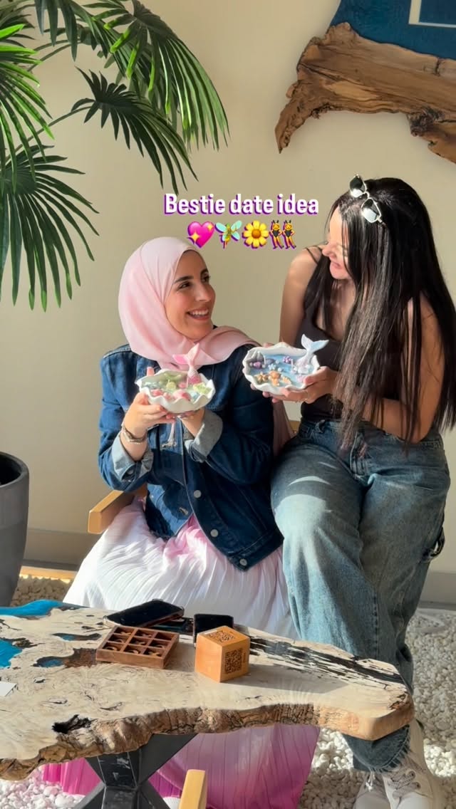 The cutest kind of bestie date 🐚🕯️
Secure your spot with your bestie 👯‍♀️!! DM t