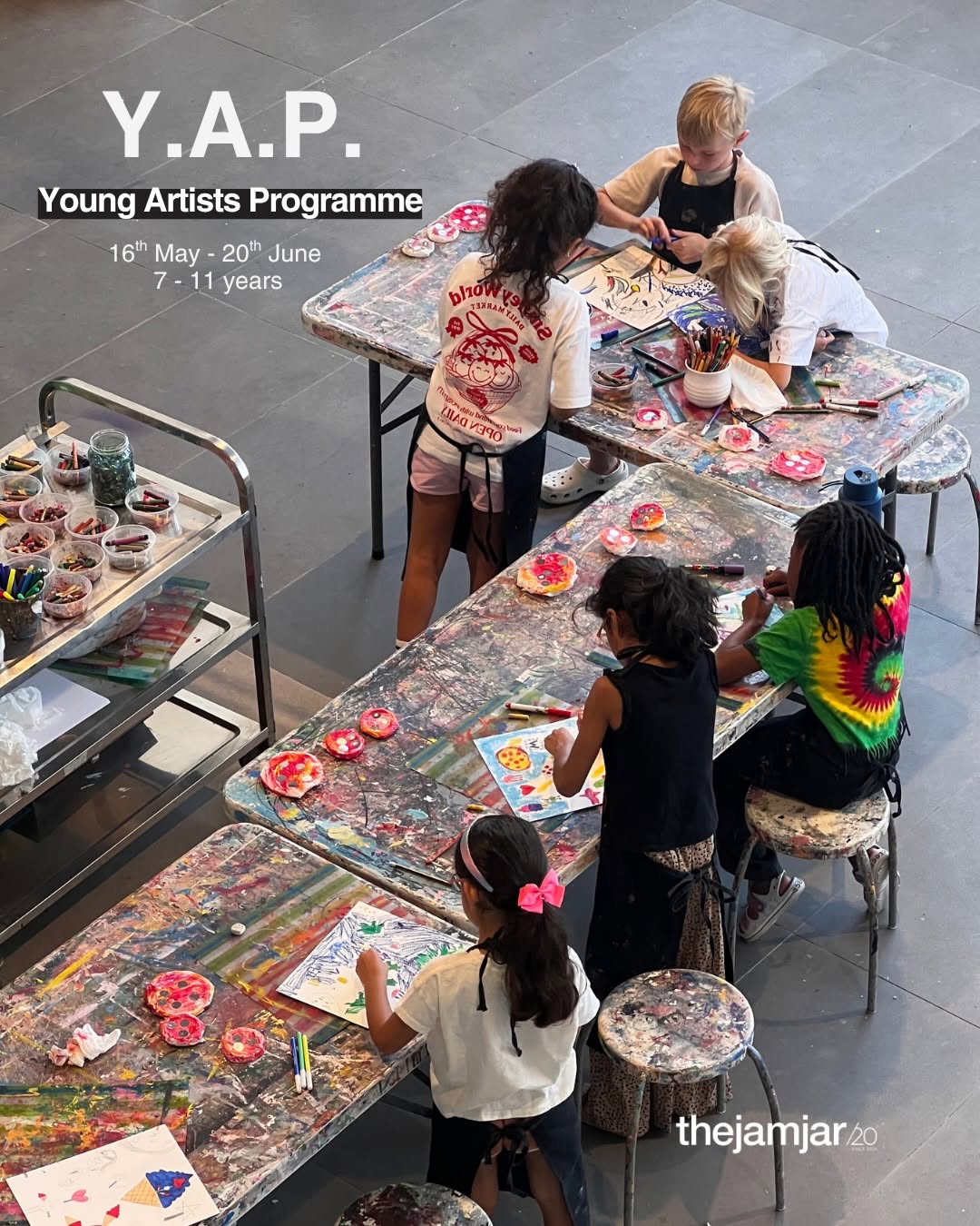 Our Young Artists Programme returns this May, welcoming children aged 7–11 to ex