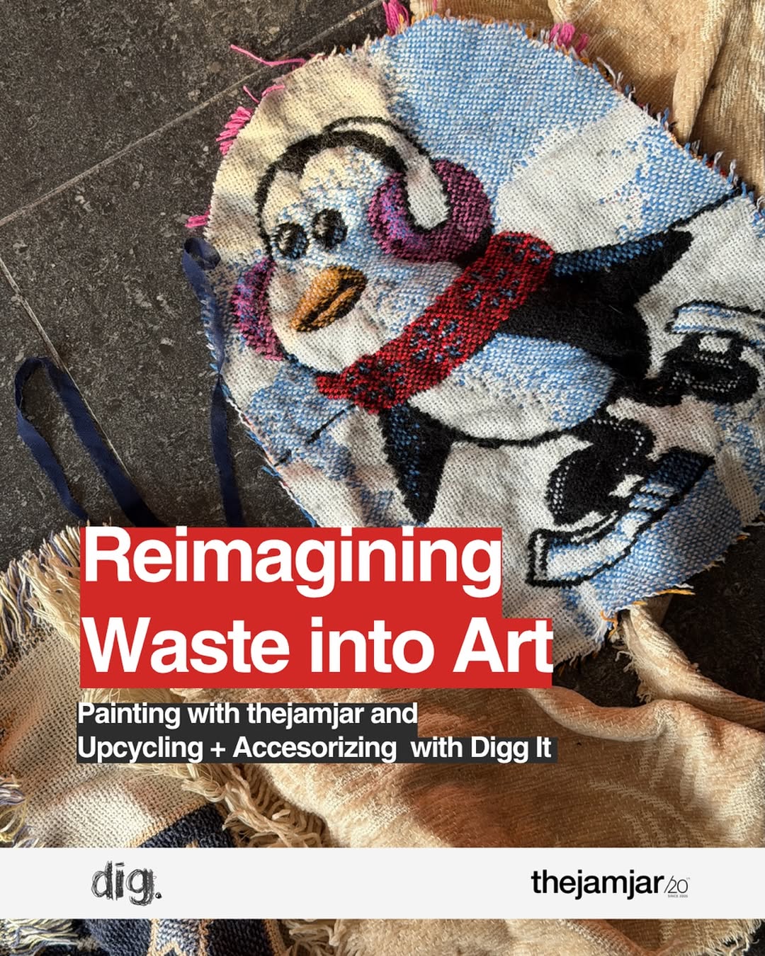 Join Digg It x thejamjar for a hands-on workshop exploring sustainability throug