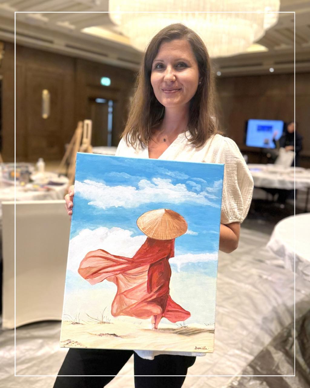 This painting by Daniela is so stunning that it simply deserved its own spot on 
