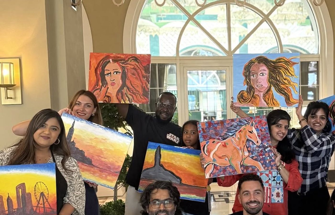 Paint & Grape Night at SANA Dubai