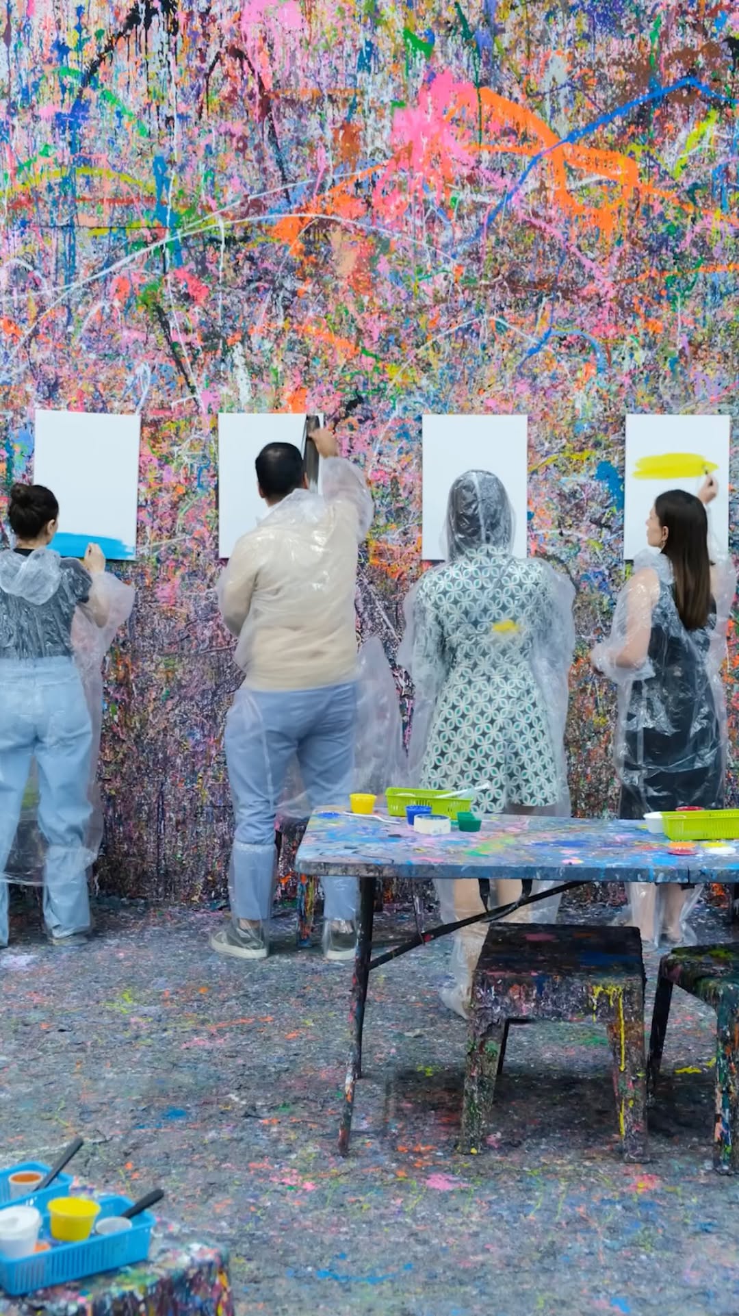 Brushes out, guards down 🖌️ Our event at @wildpainthouse was all about getting c